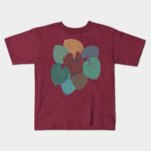 Terra Cotta Leaves Kids T-Shirt